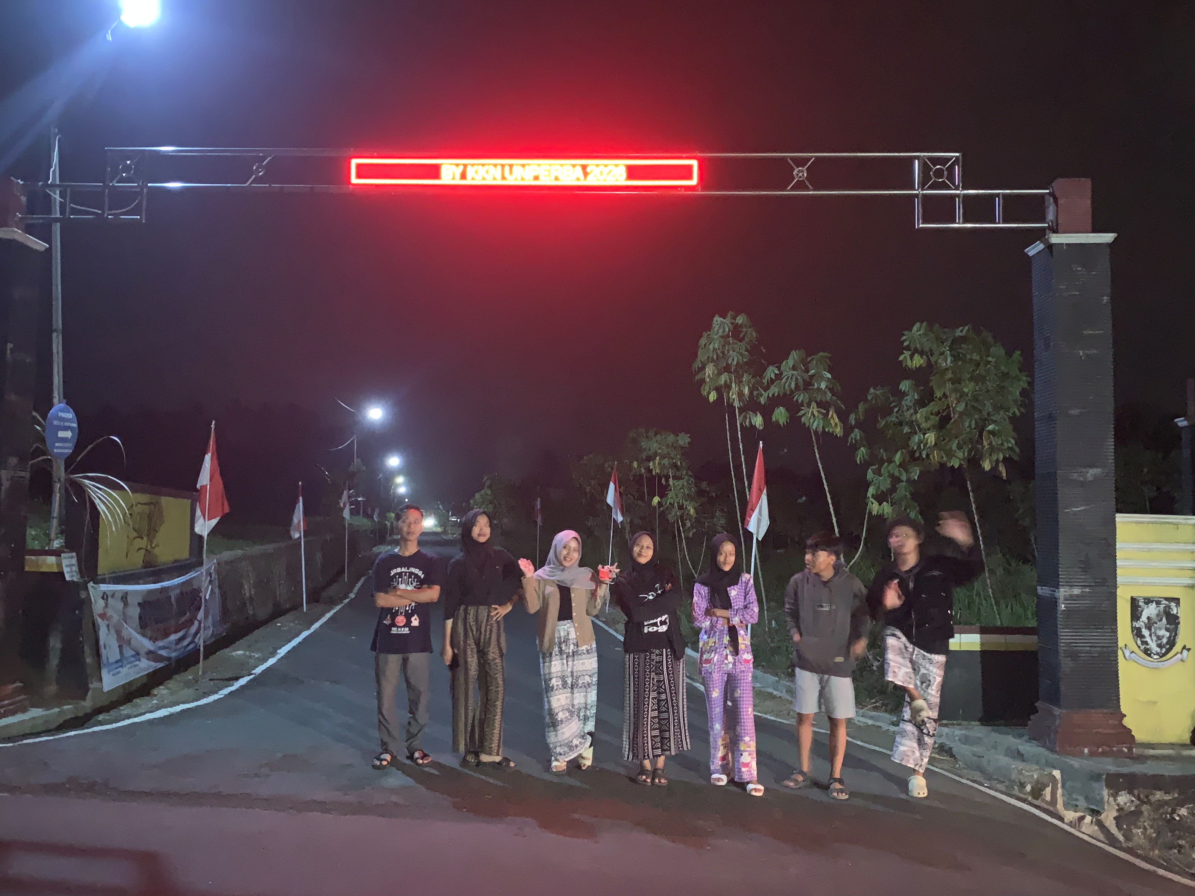 Inovasi Digitalisasi: Pemasangan Running Text di Tugu Selamat Datang